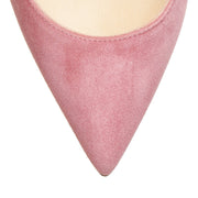 Pigalle Follies 100 pink suede pumps