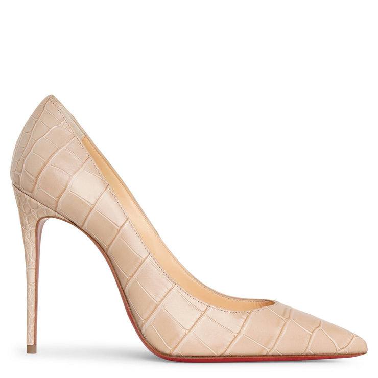 Kate 100 embossed leather pumps