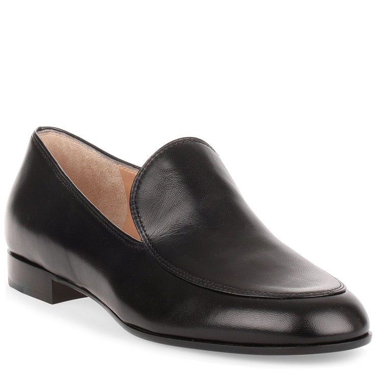 Marcel black leather loafer