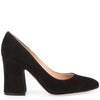 Black 85 suede pump