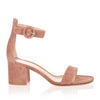 Versilia 60 praline suede sandal