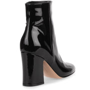 Shelly black patent ankle boot