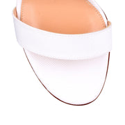 Versilia 100 white grosgrain sandals