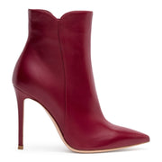 Levy 105 burgundy leather booties