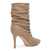 Cecile 85 beige ankle boots