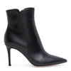 Levy 85 black leather booties