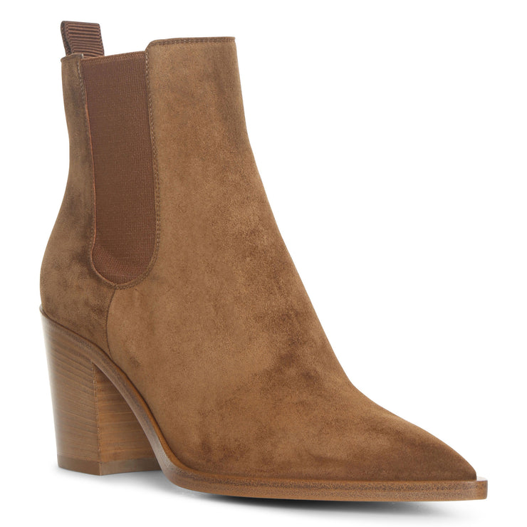 Romney tan suede ankle boots