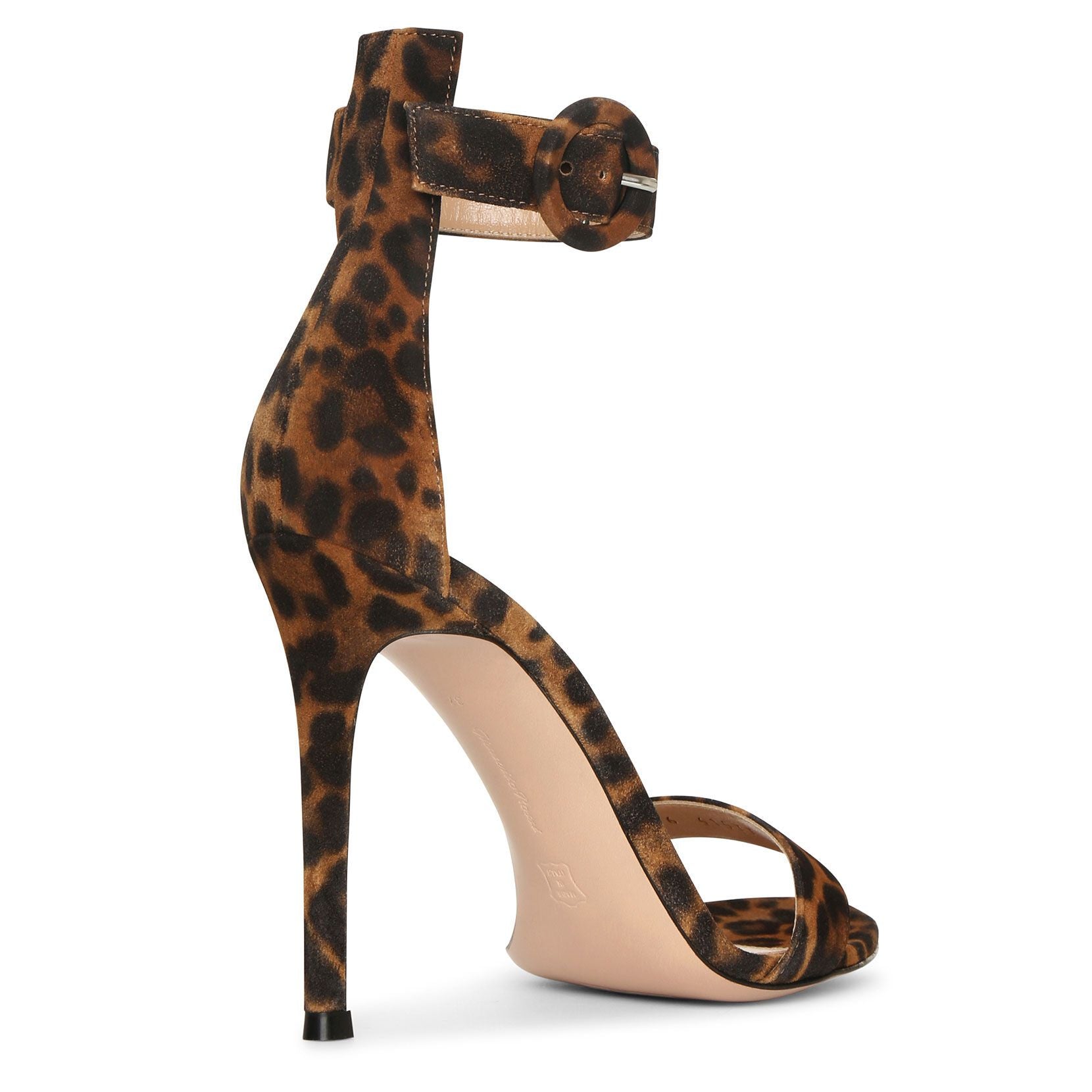 Portofino 105 leopard suede sandals