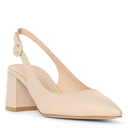 Agathe slingback leather pumps