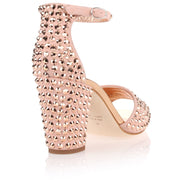 Lavinia rose gold studded sandal