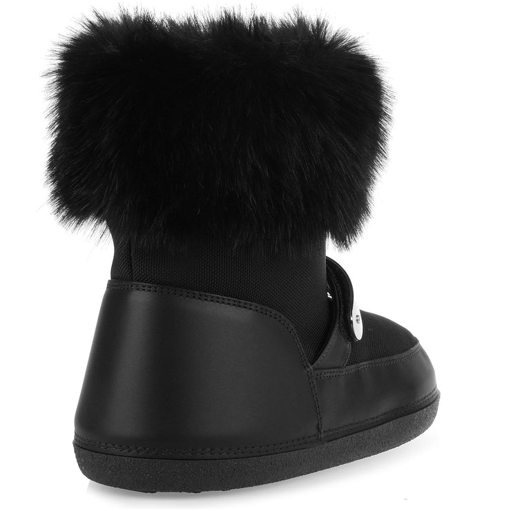 Sestriere black fur sky boot