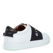 Urban street white logo sneakers