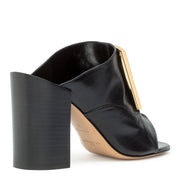 Black leather 90 4G Mules