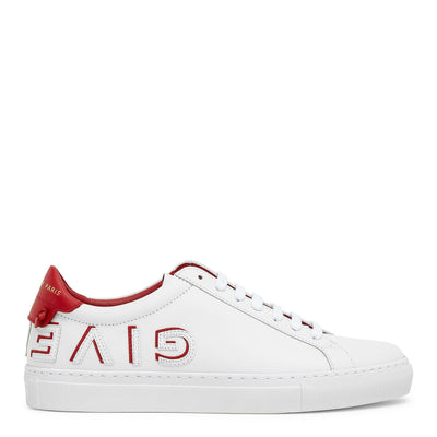 Urban street white red sneakers