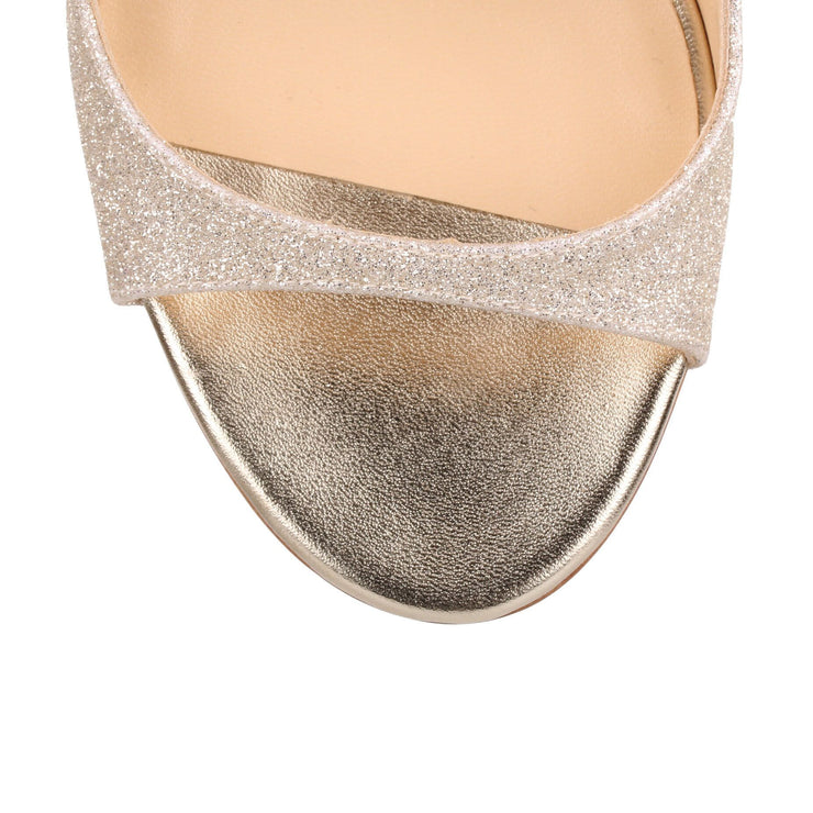 Lang 100 dusty glitter sandal