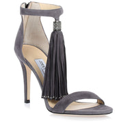 Viola grey suede tassel sandal