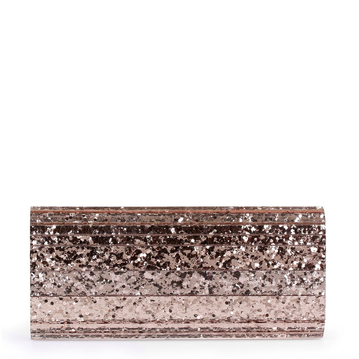 Sweetie ballet pink glitter clutch