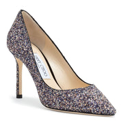 Romy 85 multi glitter pumps