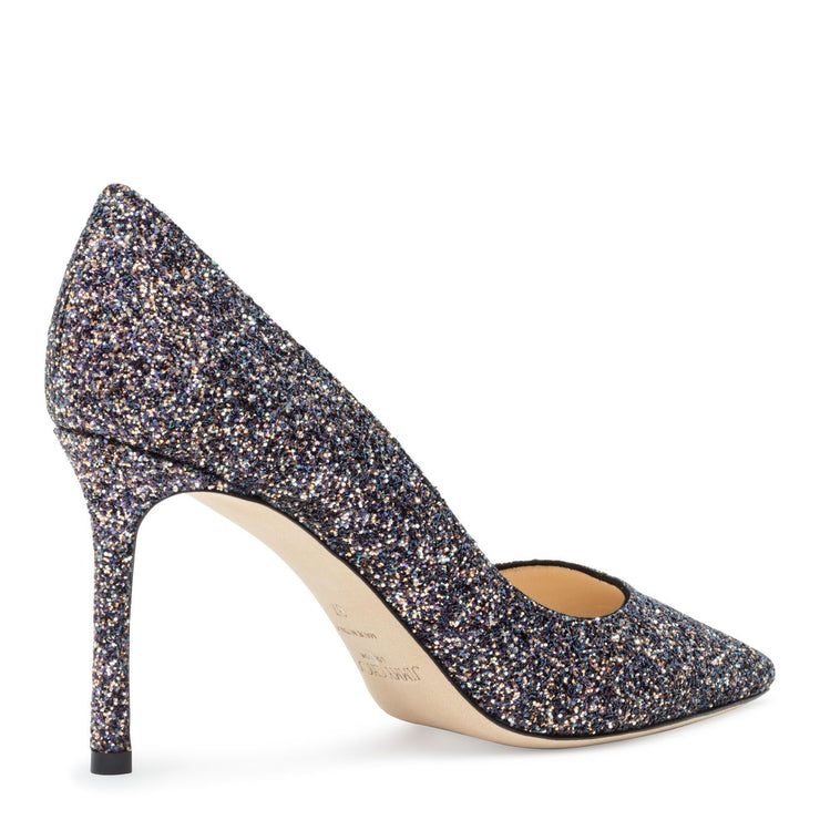 Romy 85 multi glitter pumps