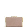 J Box ballet pink glitter clutch