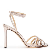 Metallic nappa sandals