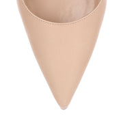 BB105 nude leather pumps
