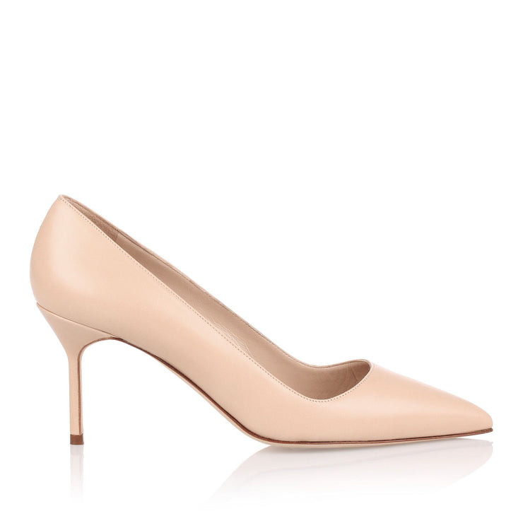 BB70 nude leather pump