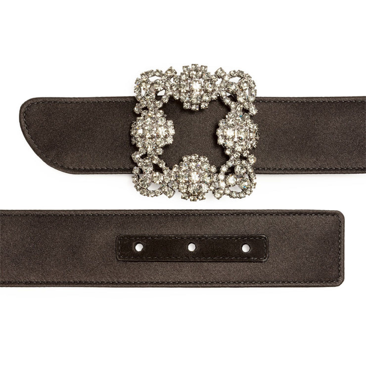 Hangisi black satin 35mm belt