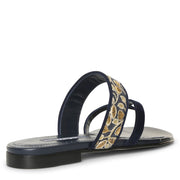 Susaperf brocade flat sandals