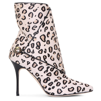 Daina printed leopard ankle boots