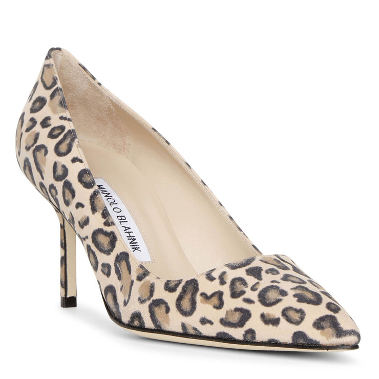 BB 70 leopard suede pumps