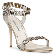 Bashifa jewel satin sandals