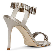 Bashifa jewel satin sandals