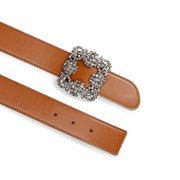 Hangisi brown leather 35mm belt