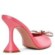 Rosie embellished pink satin mules