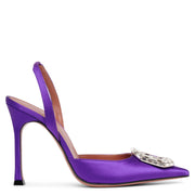 Camelia sling 105 purple satin pumps