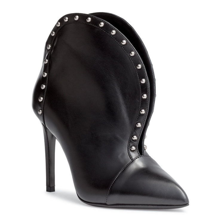 Iren black leather boots