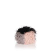 Black multi-colour Pom-Pom