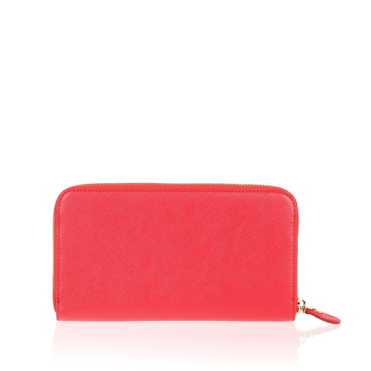 Bright red Gancio wallet