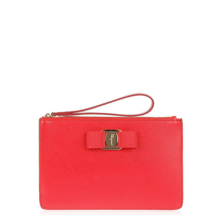 Bright red Vara pouch