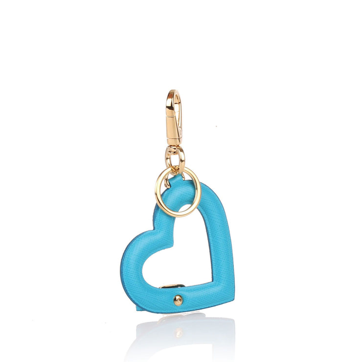 Blue heart keyring