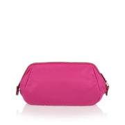 Raspberry Nylon Cosmetic Bag