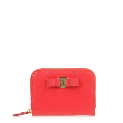 Bright red Vara small wallet