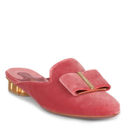 Sciacca dark pink velvet slipper