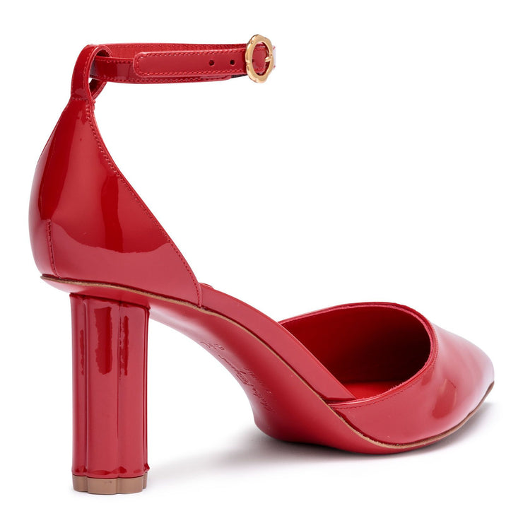 Sorano red patent leather pumps