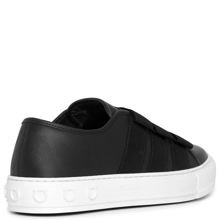 Nataly black bow sneakers