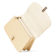 Sofia 8.75 butter white leather bag