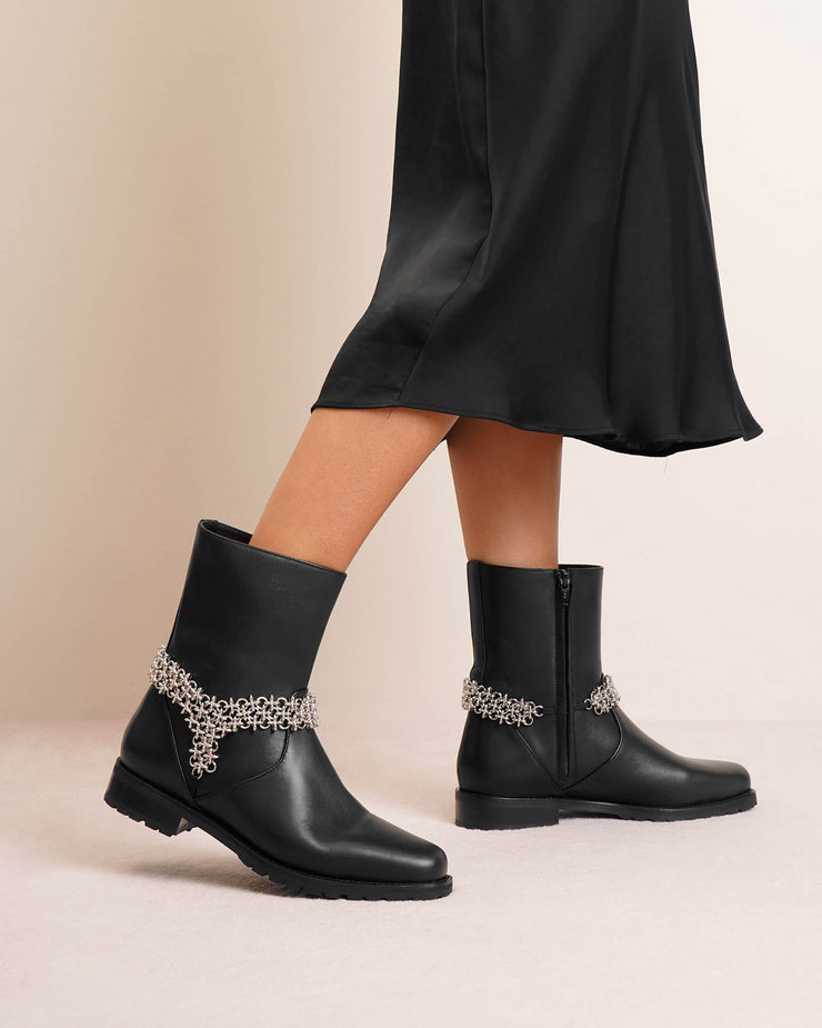 Marisco floral chain boots